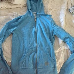 Victoria Secret sequin full zip hoodie VS